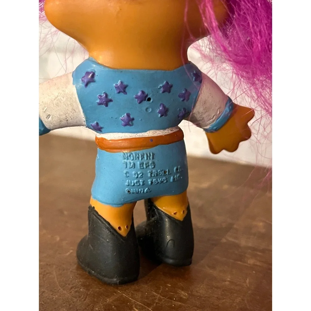 Vintage 1992 Norfin Bend-Ems Cowgirl Troll‎ Doll Bendable
